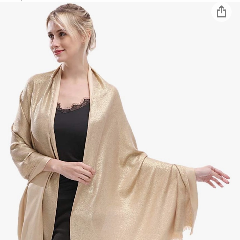 Gold pashminas (6 total)